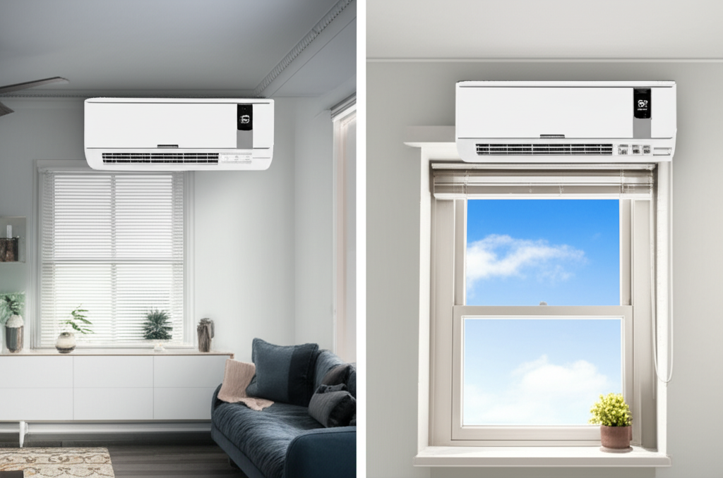 Generate a high-quality, relevant image prompt for an article about: What BTU Window AC Do I Need: V