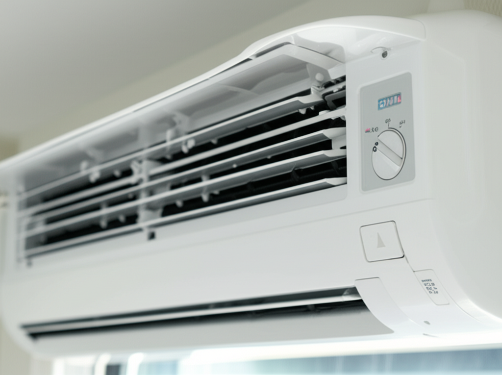 Generate a high-quality, relevant image prompt for an article about: How To Quiet A Noisy Window AC: