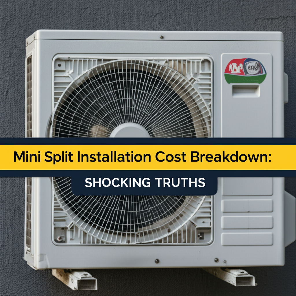 Generate a high-quality, relevant image prompt for an article about: Mini Split Installation Cost Br
