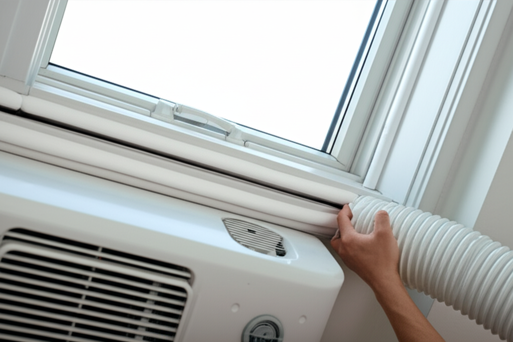 Generate a high-quality, relevant image prompt for an article about: How To Seal Window Kit For Port