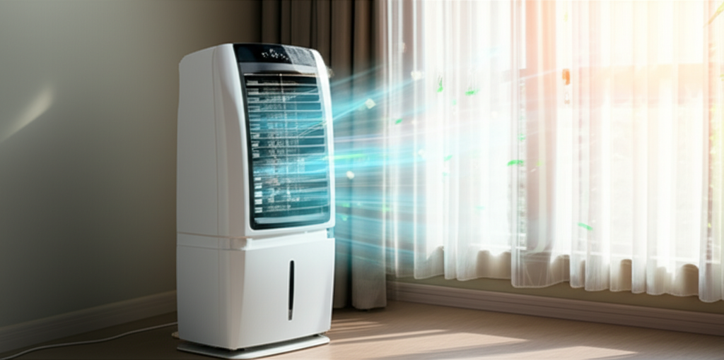 Generate a high-quality, relevant image prompt for an article about: Best Placement For Air Cooler I