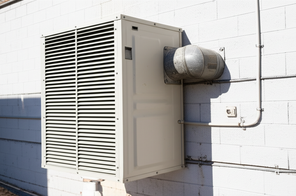 Generate a high-quality, relevant image prompt for an article about: Best Way To Vent Evaporative Co