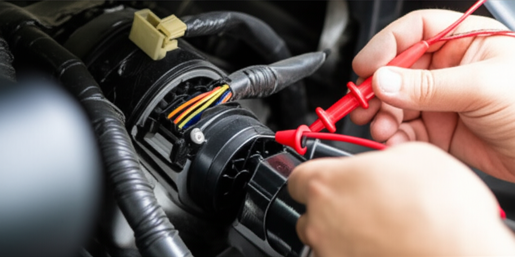 Generate a high-quality, relevant image prompt for an article about: How To Test AC Blower Motor: Cr