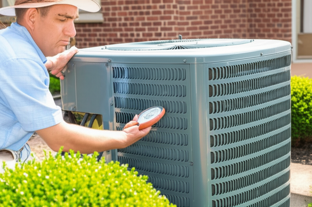 Generate a high-quality, relevant image prompt for an article about: How To Prevent AC Overheating: