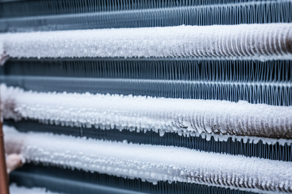 Generate a high-quality, relevant image prompt for an article about: How To Fix Frozen AC Coil: Urge