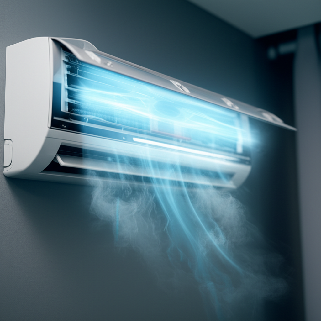 Generate a high-quality, relevant image prompt for an article about: How To Increase AC Cooling Effi