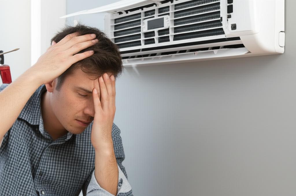 Generate a high-quality, relevant image prompt for an article about: How To Fix AC Fan Not Running: