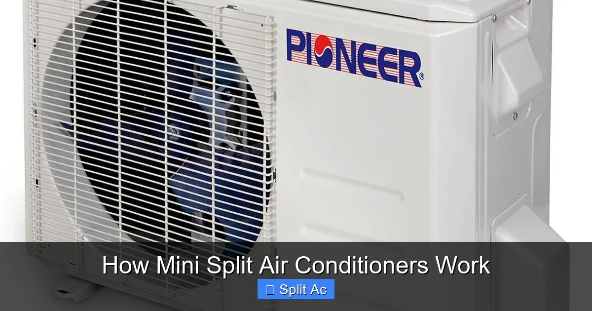 How Mini Split Air Conditioners Work