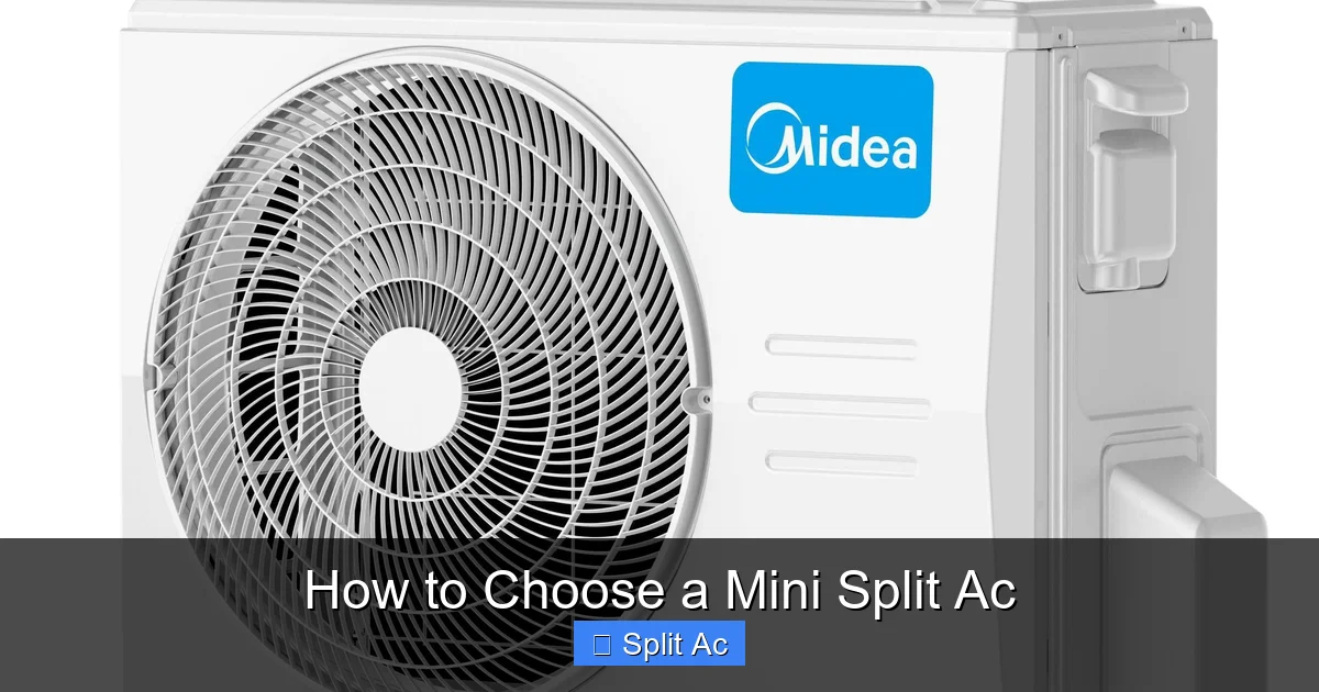 How to Choose a Mini Split Ac