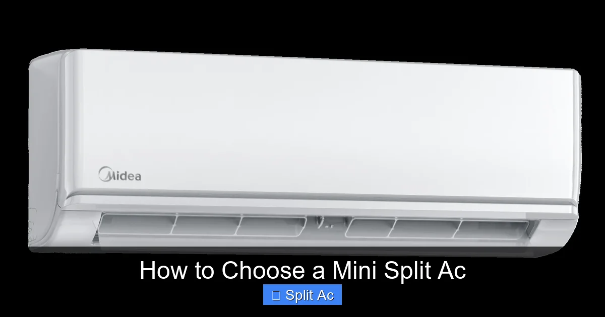 How to Choose a Mini Split Ac