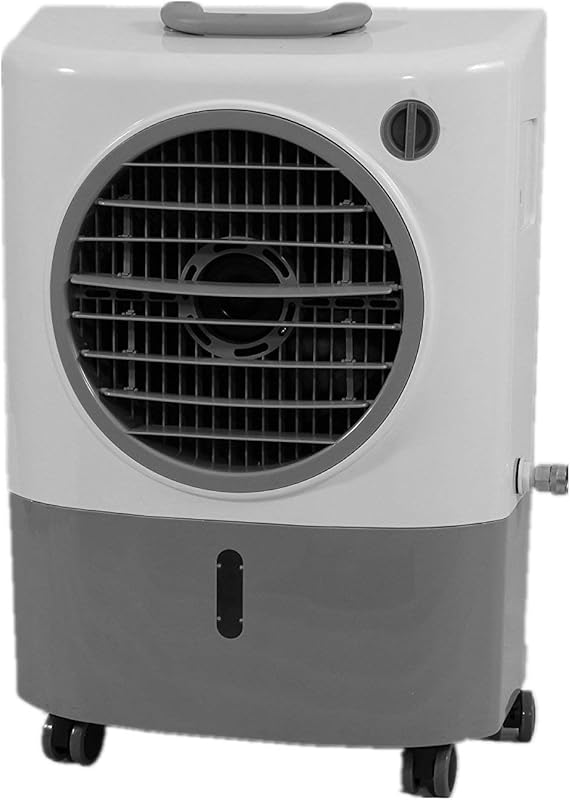 Hessaire 1300 CFM Evaporative Cooler for Large Spaces with High-Veloci