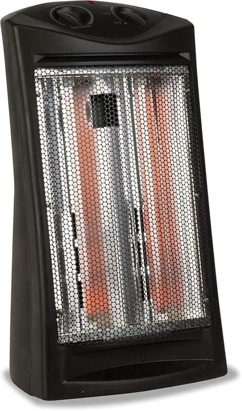 BLACK+DECKER Infrared Radiant Quartz Tower Heater, 1500W Space Heater 