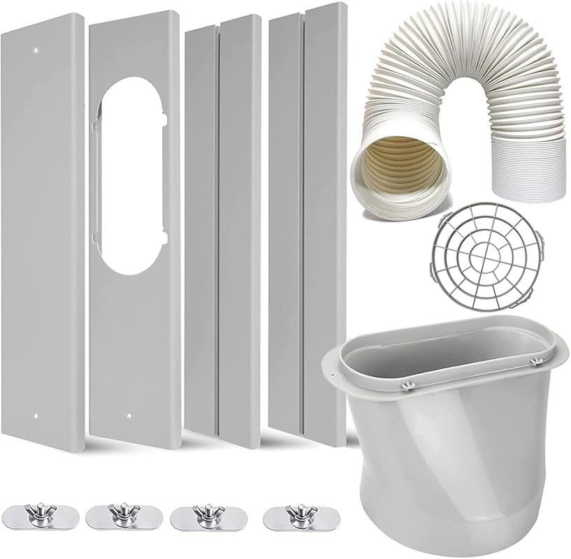 Portable Air Conditioner Kit with Adjustable Window Seal for Vertical 
