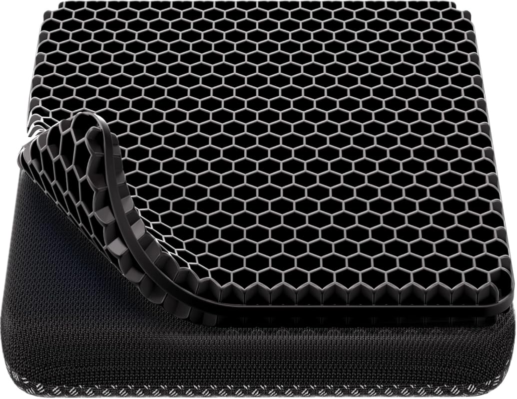 Gel Seat Cushion, Cooling Thick Big Breathable Honeycomb Design Absorb
