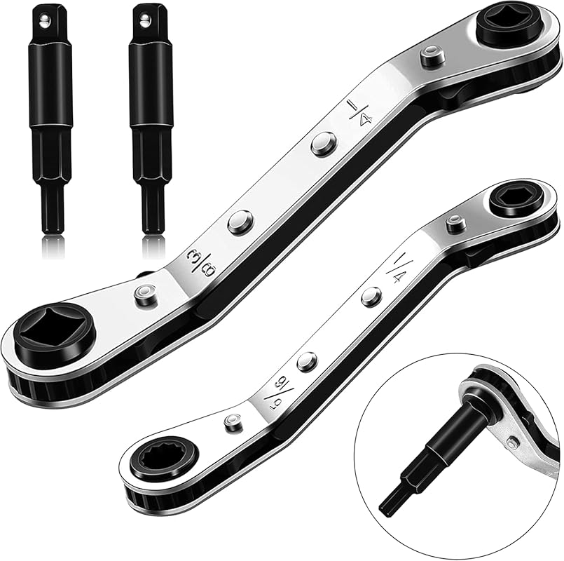 Hvac Service Wrench Tools:3/16” to 3/8” 5/16'' x 1/4''Air Conditioner 