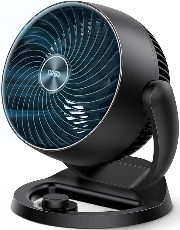 Dreo Fan for Bedroom, 12 Inches, 70ft Powerful Airflow, 28db Quiet Tab