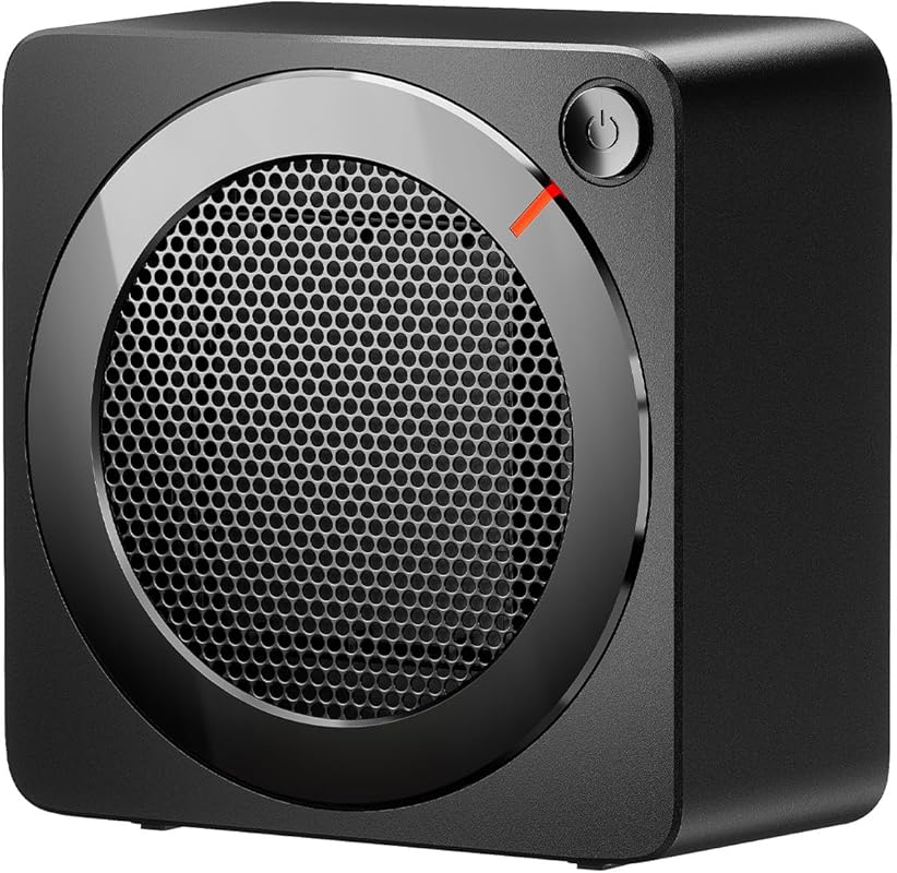 Lightweight 500W PTC Ceramic Space Heater for Office Cubicle with Safe