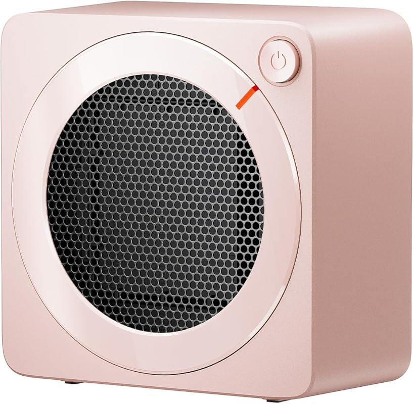 Lightweight Mini Space Heater for Office – Fast Heating with Tip-Over 