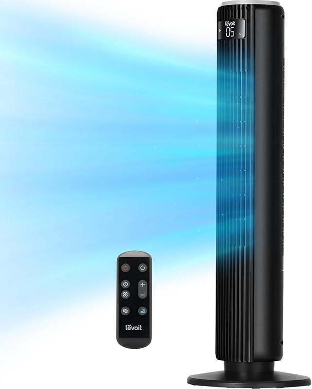 Best Tower Fan for Apartment: 36-Inch Smart Tower Fan with Sensor, Rem