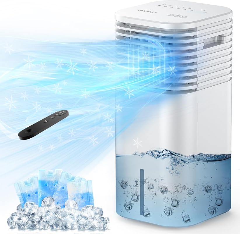 Windowless Portable Air Conditioner with 15H Timer, 120° Oscillation, 