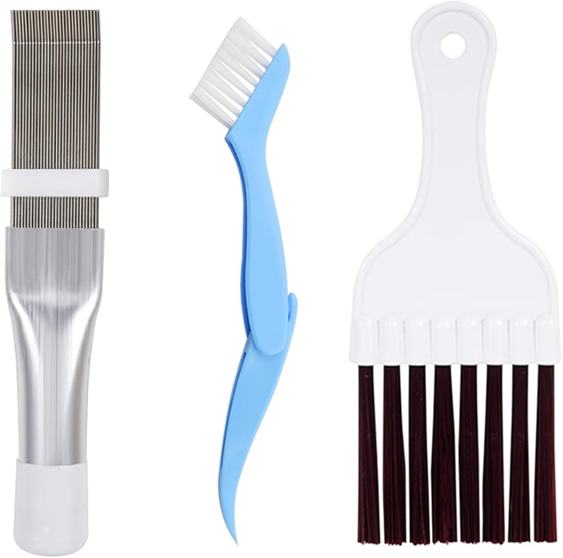 Air Conditioner Fin Comb and Brush Kit for Radiator and Coil Cleaning
