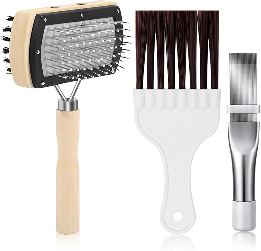 CANIPHA 3Pcs Air Conditioner Condenser Fin Cleaning Brush Refrigerator