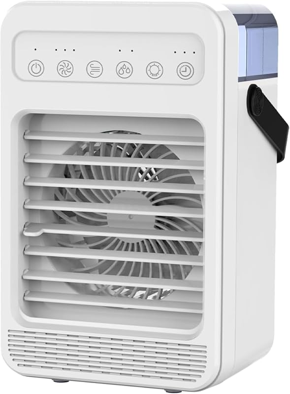 Mini Portable Evaporative Air Conditioner with 4 Speeds, Quiet Persona
