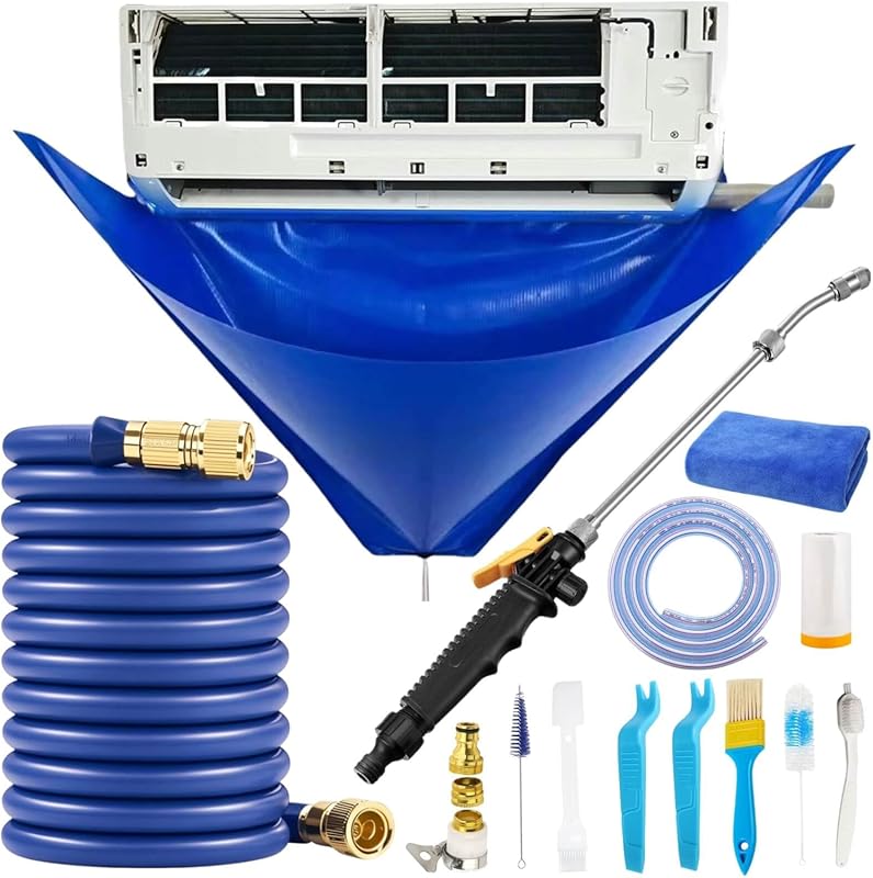 Oiktylr Mini Split Cleaning Kit Bag with 50ft Hose Set, Air Conditione