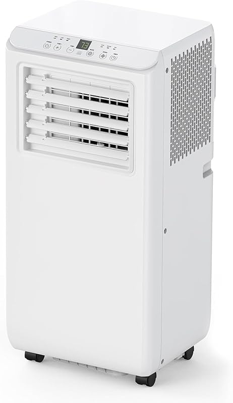 Efficient 8000 BTU Portable AC: Dehumidifier Function and Cooling for 