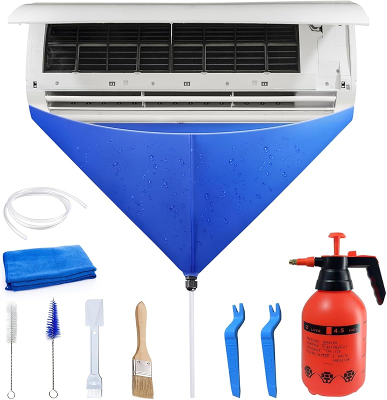 MEILANHUI Split AC Cleaning Kit with 2L Booster Sprayer and 13 Compone