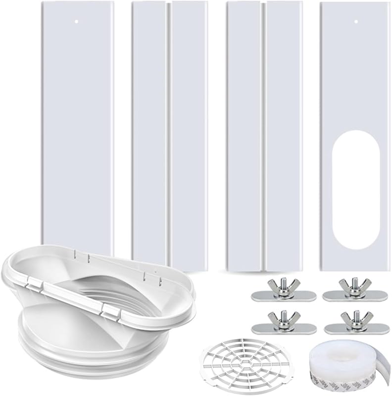Portable AC Window Kit: 2-in-1 Adjustable Seal for 5.1