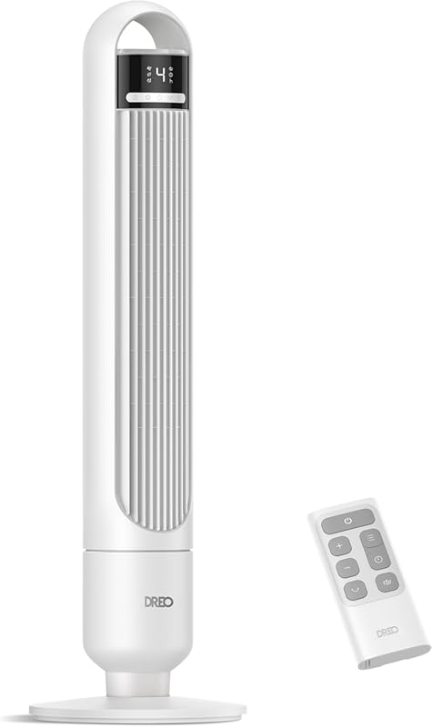 Dreo Tower Fan with 3 Modes, 90° Oscillation, Quiet Sleep Mode, 8-Hour