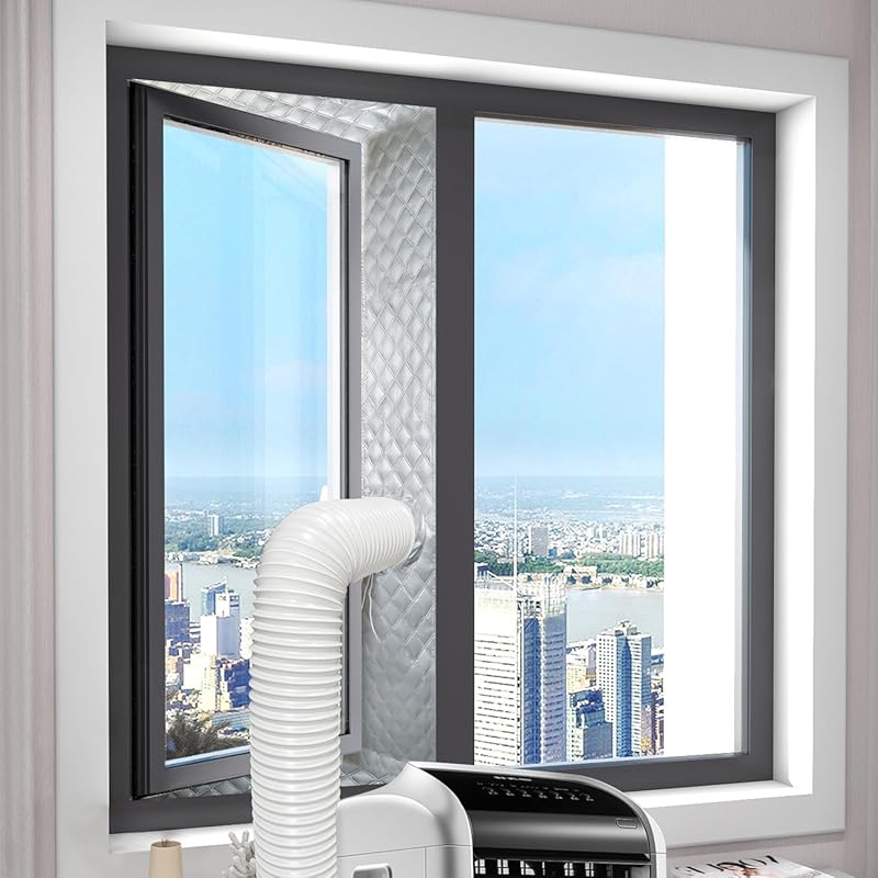 FSEN Portable AC Window Seal Kit for Casement Windows, Heavy-Duty, No-