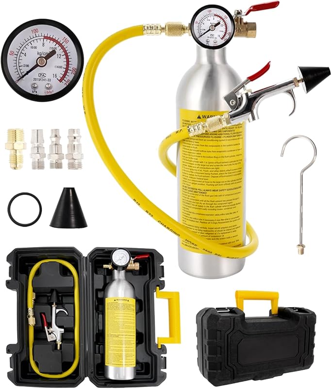 Stainless Steel AC Flush Kit for Car and Home Air Conditioner Cleaning