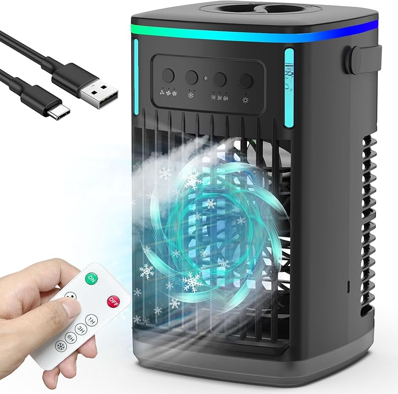 iFeiFan Portable Air Conditioner with Remote, Water Tank, and Multiple