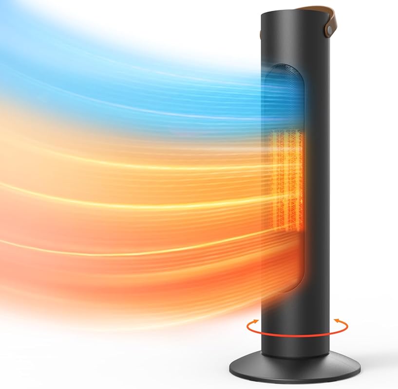 2-in-1 Tower Heater and Fan Combo with 70° Oscillation and 1500W Power