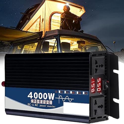 Pure Sine Wave Inverter: DC to AC Power Conversion with LED Display an