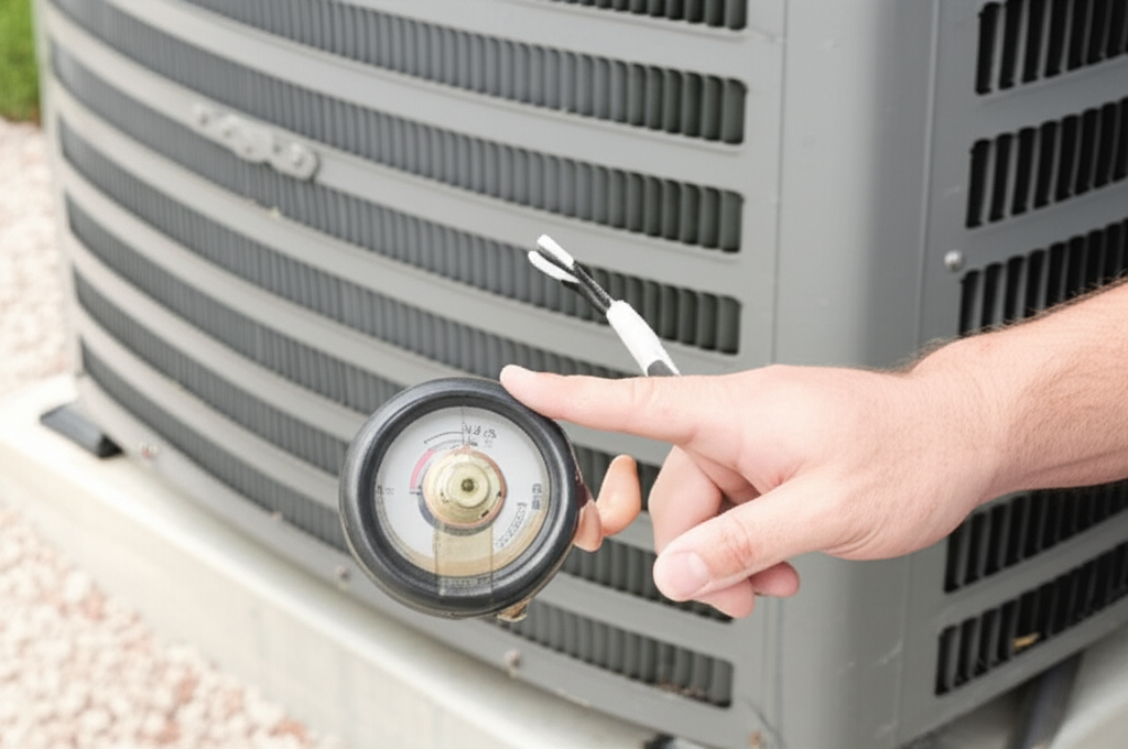 Generate a high-quality, relevant image prompt for an article about: AC Pressure Switch: Easy Home C