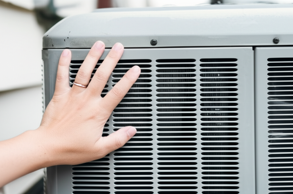 Generate a high-quality, relevant image prompt for an article about: Fix AC Rattling Noise: Effortle