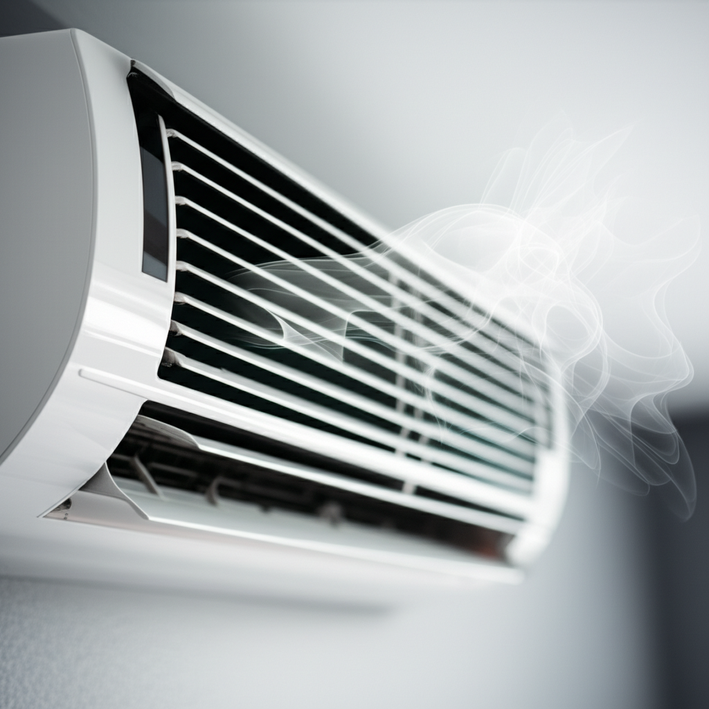 Generate a high-quality, relevant image prompt for an article about: Fix AC Hissing Noise: Effortles
