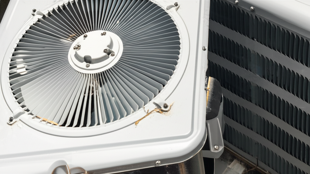Generate a high-quality, relevant image prompt for an article about: Fix AC Fan Not Spinning: Effort