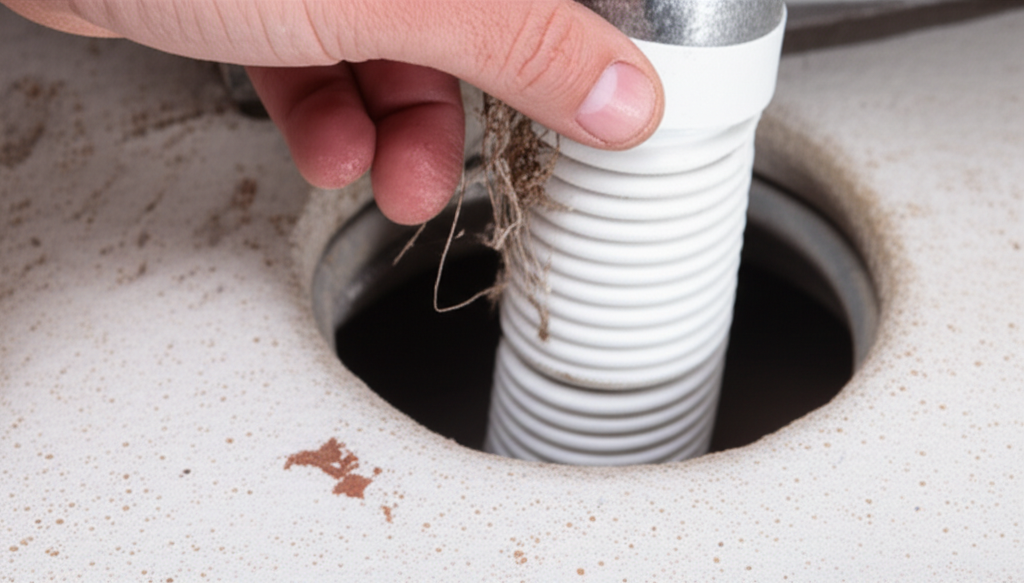 Generate a high-quality, relevant image prompt for an article about: Clean AC Drain Pipe: Effortless