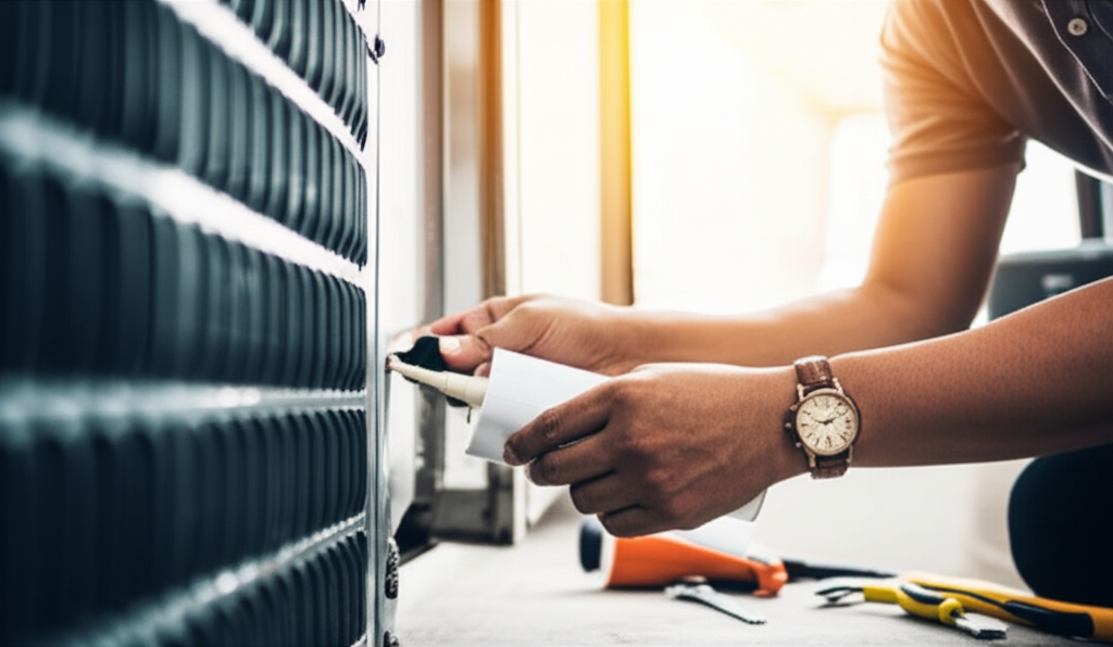 Generate a high-quality, relevant image prompt for an article about: Fix AC Leakage: Effortless Solu