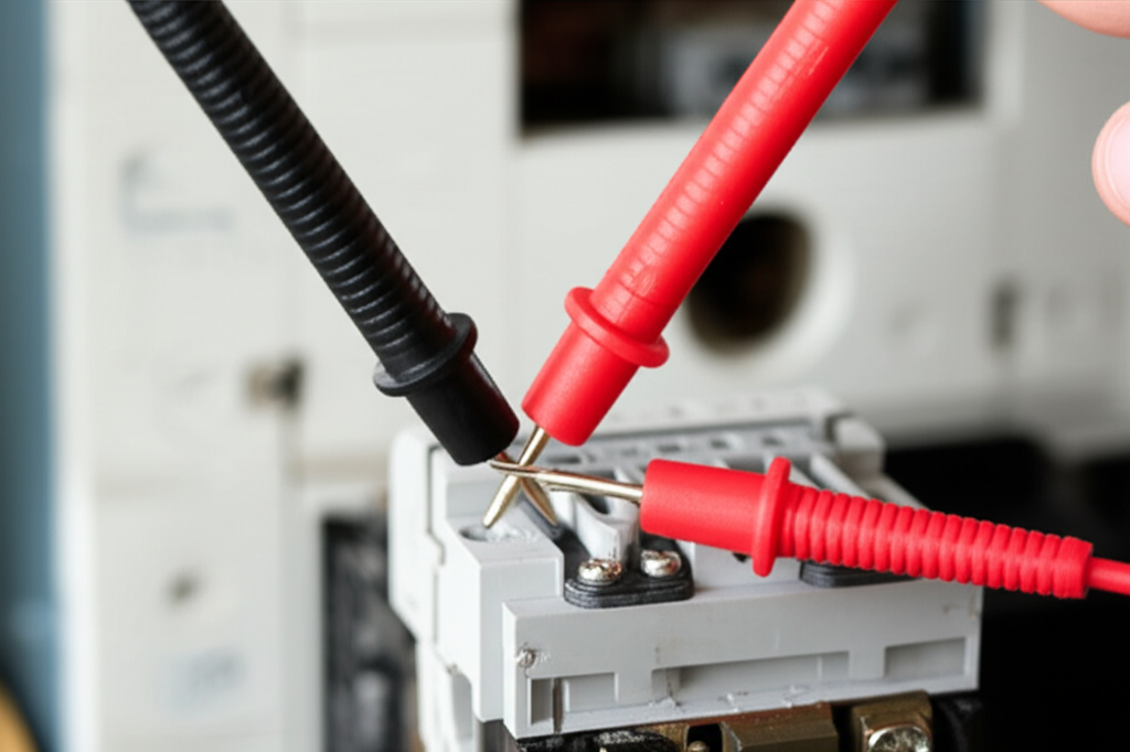 Generate a high-quality, relevant image prompt for an article about: Test AC Contactor: Effortless G