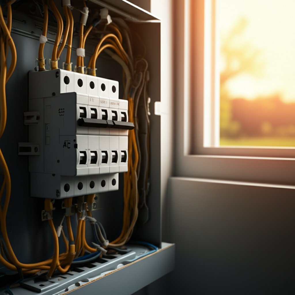 Generate a high-quality, relevant image prompt for an article about: Fix AC Tripping Breaker: Effort