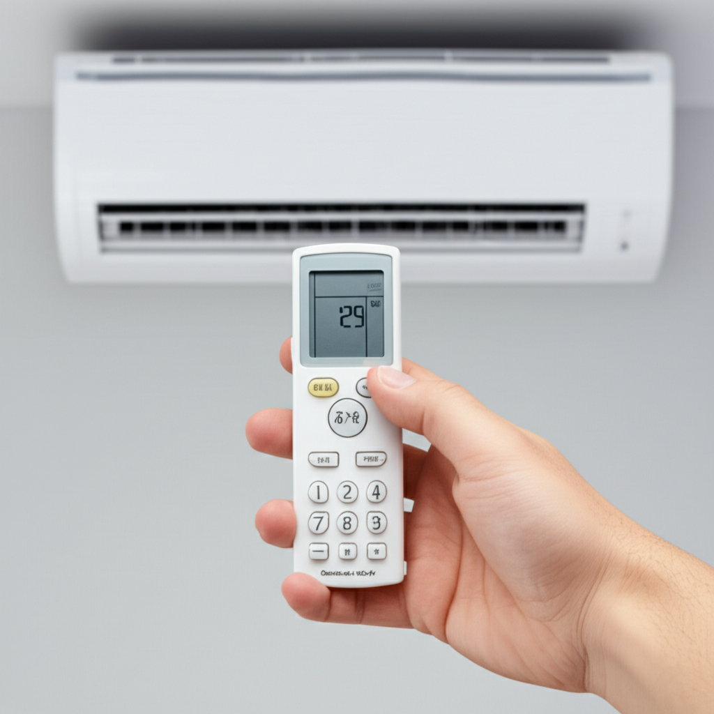 Generate a high-quality, relevant image prompt for an article about: Fix AC Remote Not Working: Effo