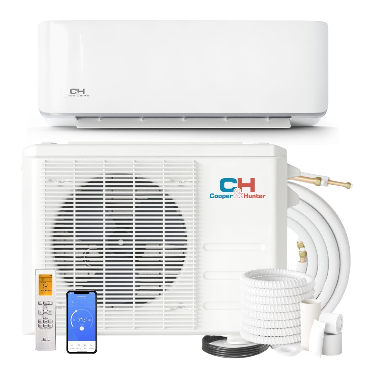 Cooper & Hunter 24,000 BTU 18.9 SEER Mini Split AC/Heating system Sophia Series 