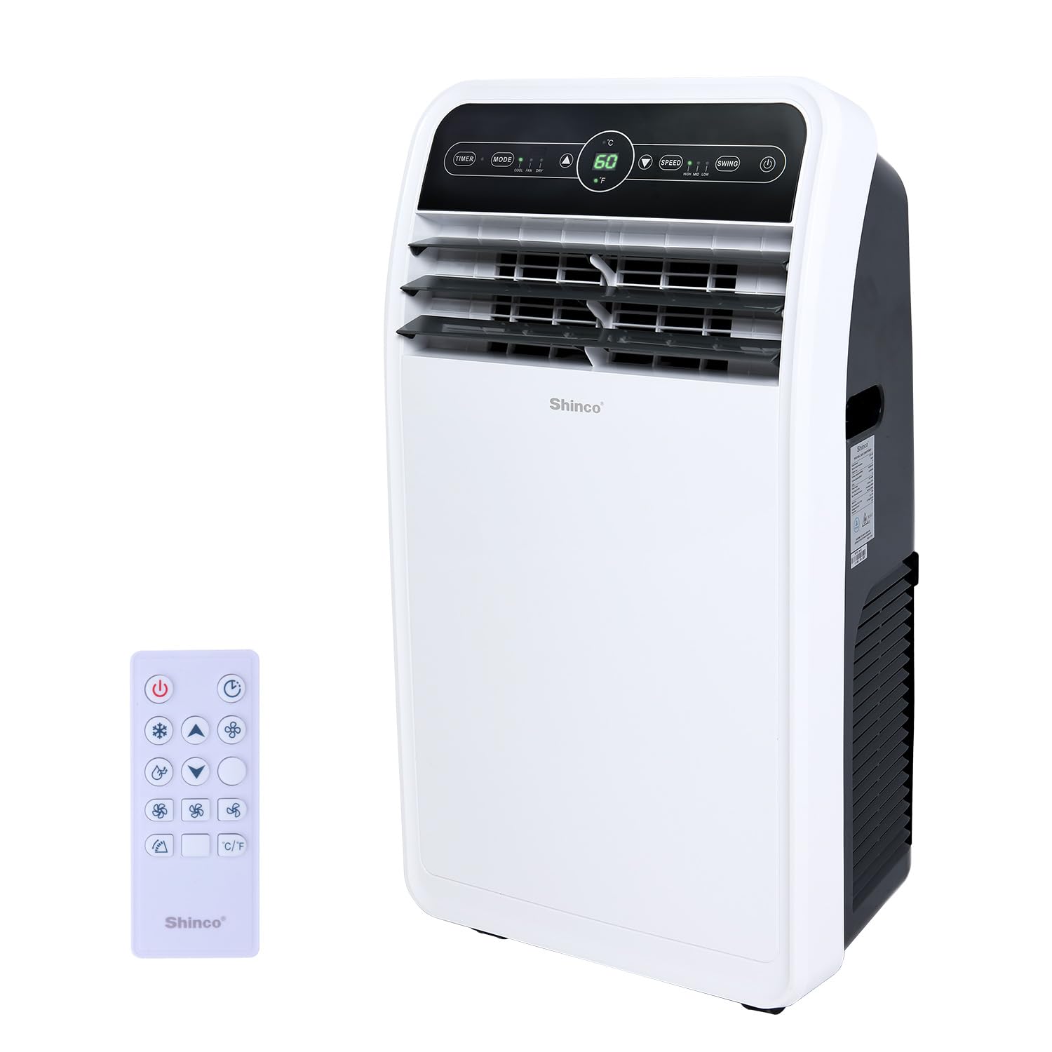 Shinco 12,000 BTU Portable Air Conditioner, Portable AC Unit with Built-in Cool,