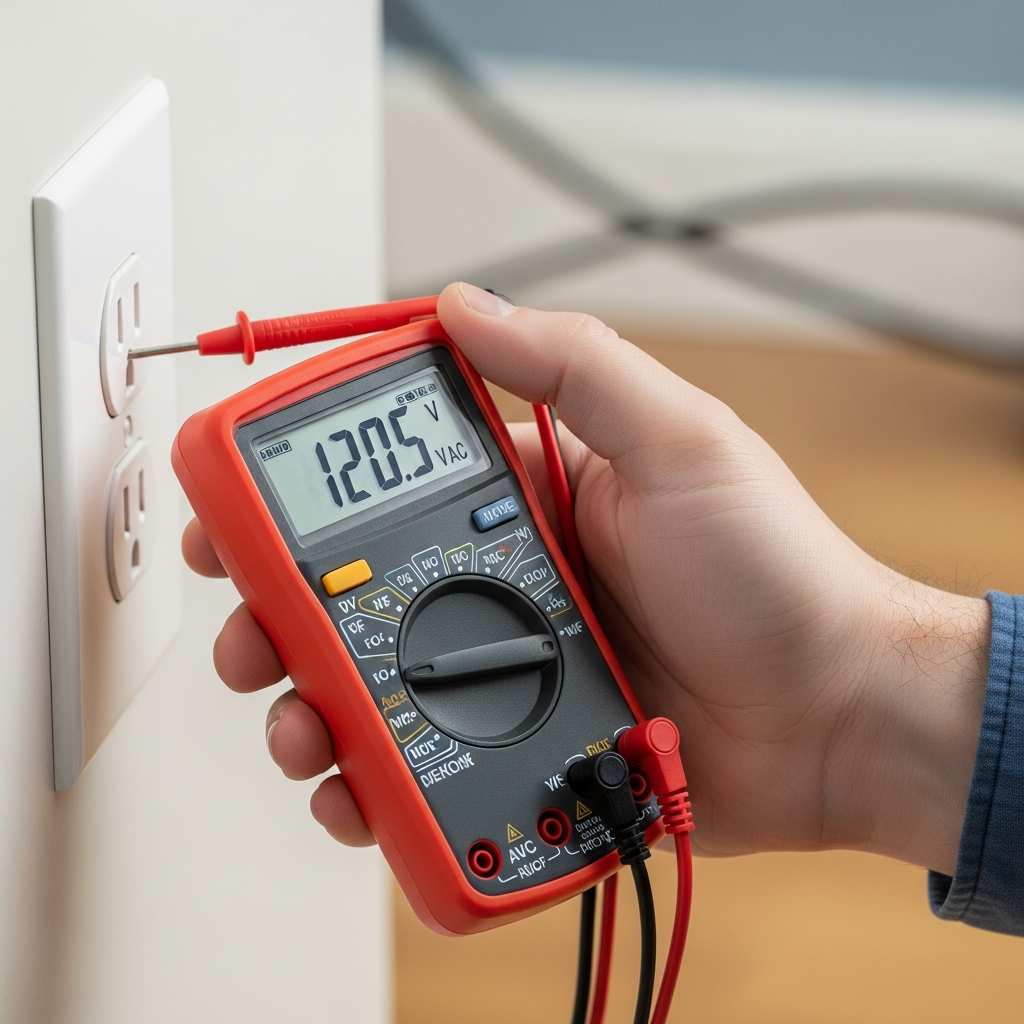 Generate a high-quality, relevant image prompt for an article about: Check AC Voltage: Easy Guide