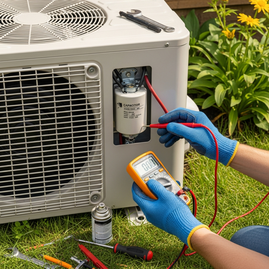 Generate a high-quality, relevant image prompt for an article about: Fix AC Short Cycling: Easy Solu